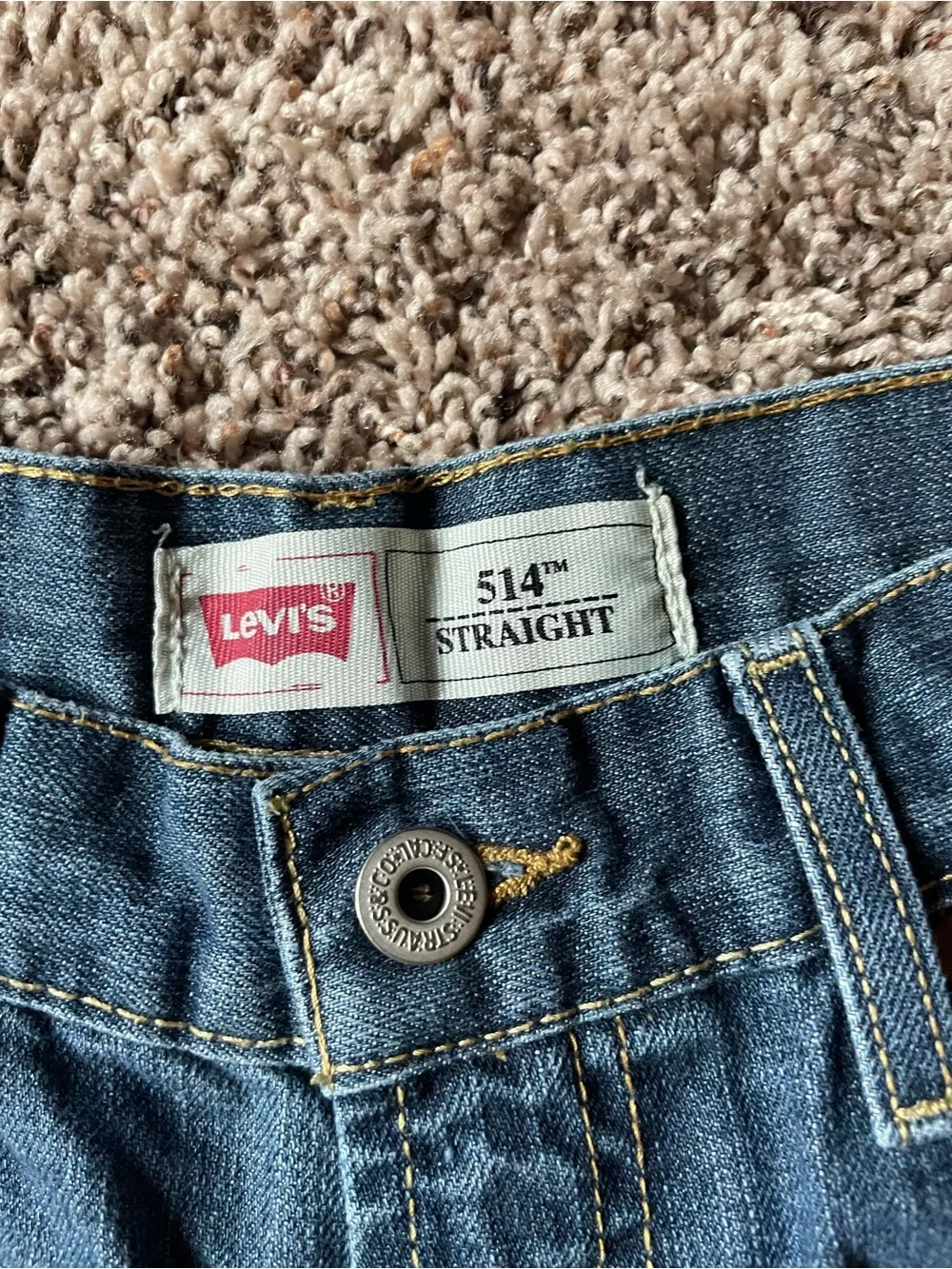 Levi’s 514 Straight Leg Jeans Boys Size 14 Regular (27x27)